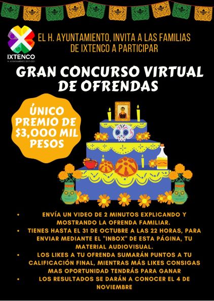 Busca Ayuntamiento de Ixtenco preservar las tradiciones de día de muertos